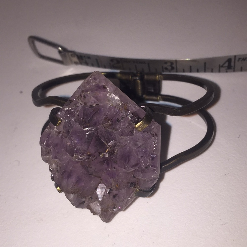 Anthropology Amethyst Cuff